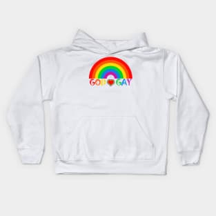 God Loves Gays Kids Hoodie